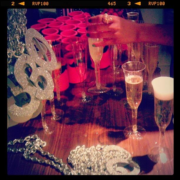 Flirty Photograph - #champagne #wishes #happybirthday by Claudia Garcia Trejo