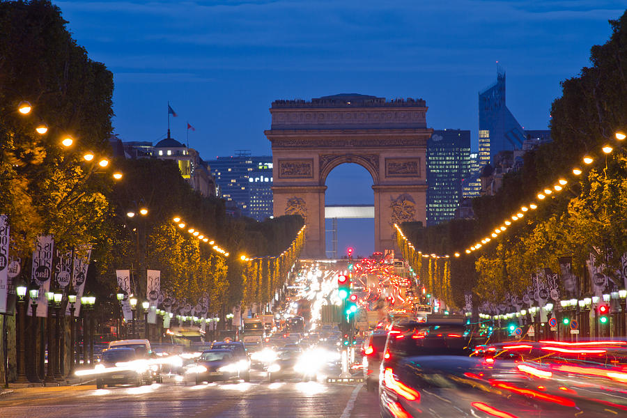 Champs-Elysees Photograph by Mircea Costina Photography