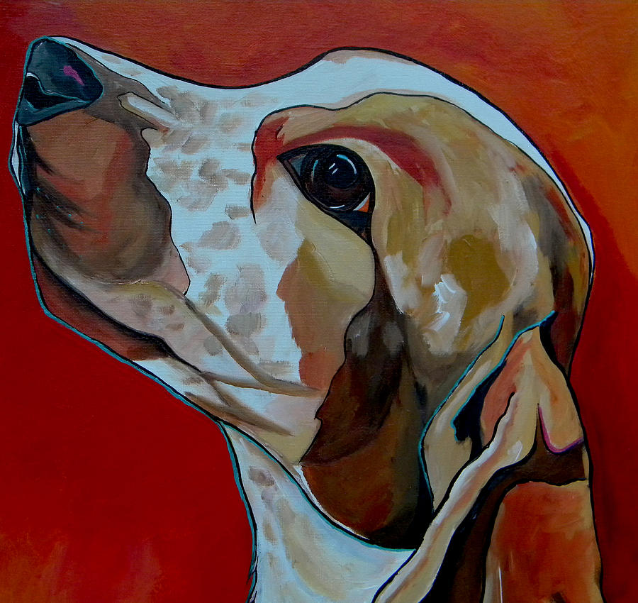 Chance Close Up Painting by Patti Schermerhorn