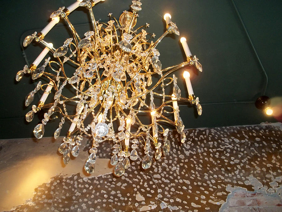 Chandelier Above Photograph by Anne Cameron Cutri