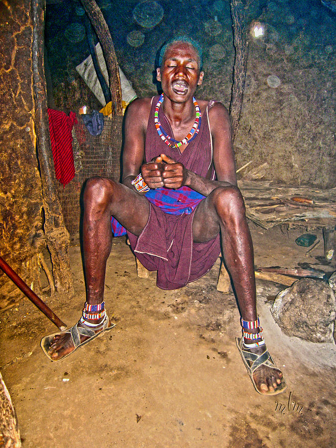 Chanting Masai Photograph by Marie Morrisroe