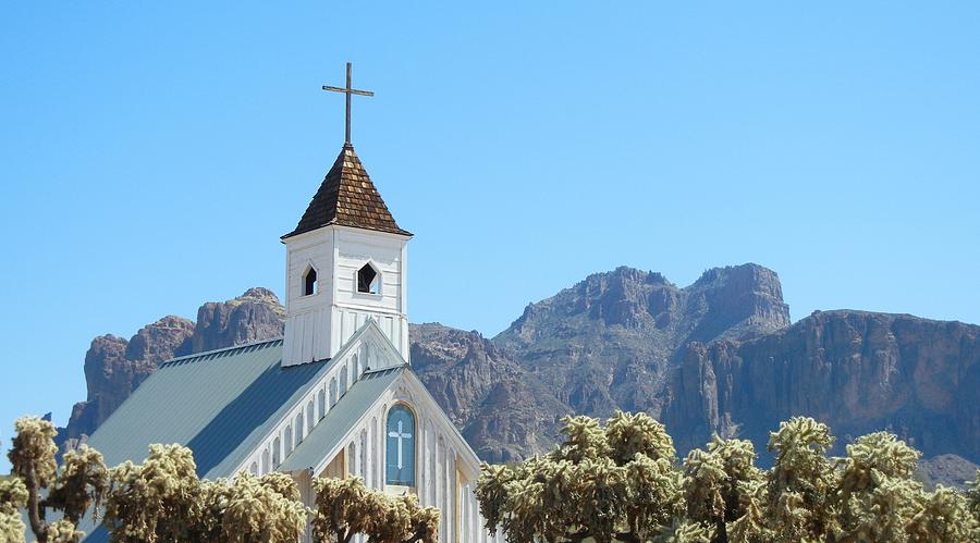 Chapel in Superstitions Photograph by Penny Meyers