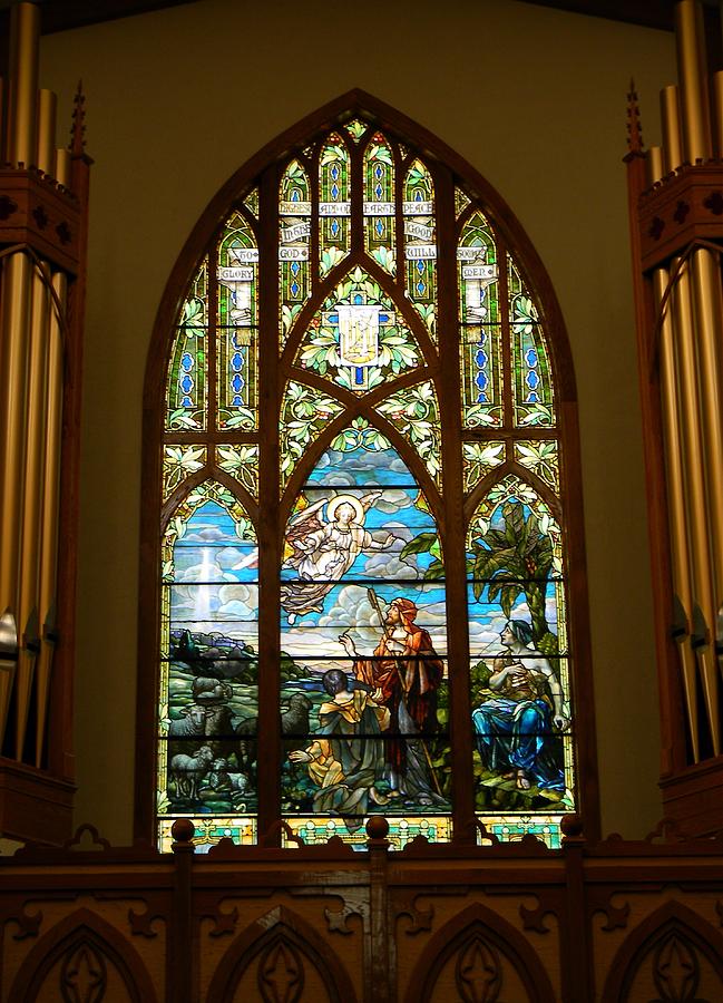 Chapel Window in the Villages Photograph by Warren Thompson