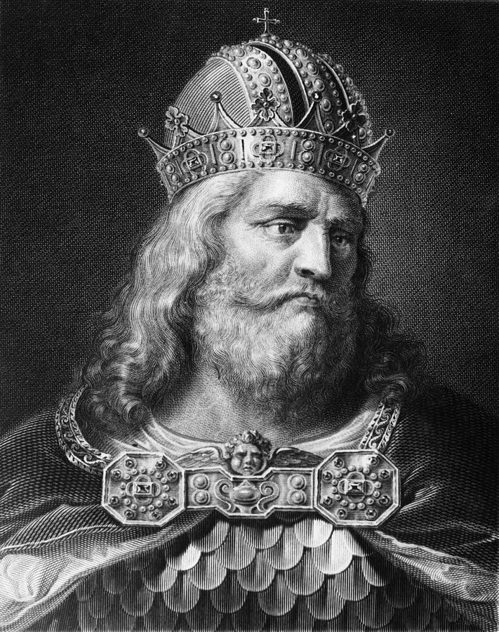Charlemagne 742-814, King Of The Franks Photograph by Everett