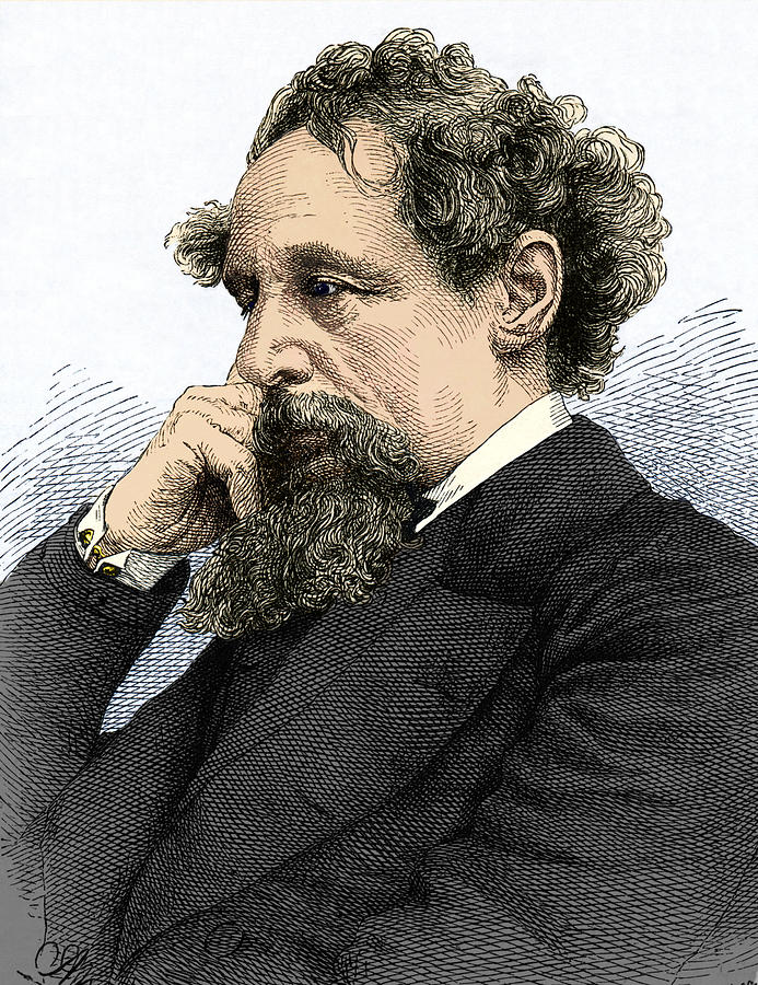 Charles Dickens, English Author Photograph by Sheila Terry