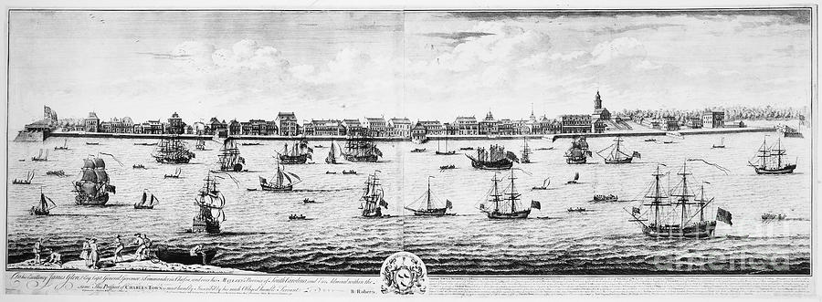 Charleston: Harbor, 1739 Photograph by Granger