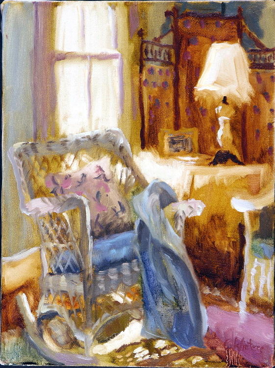 Charleston Rocker Painting by Connie Winters - Fine Art America