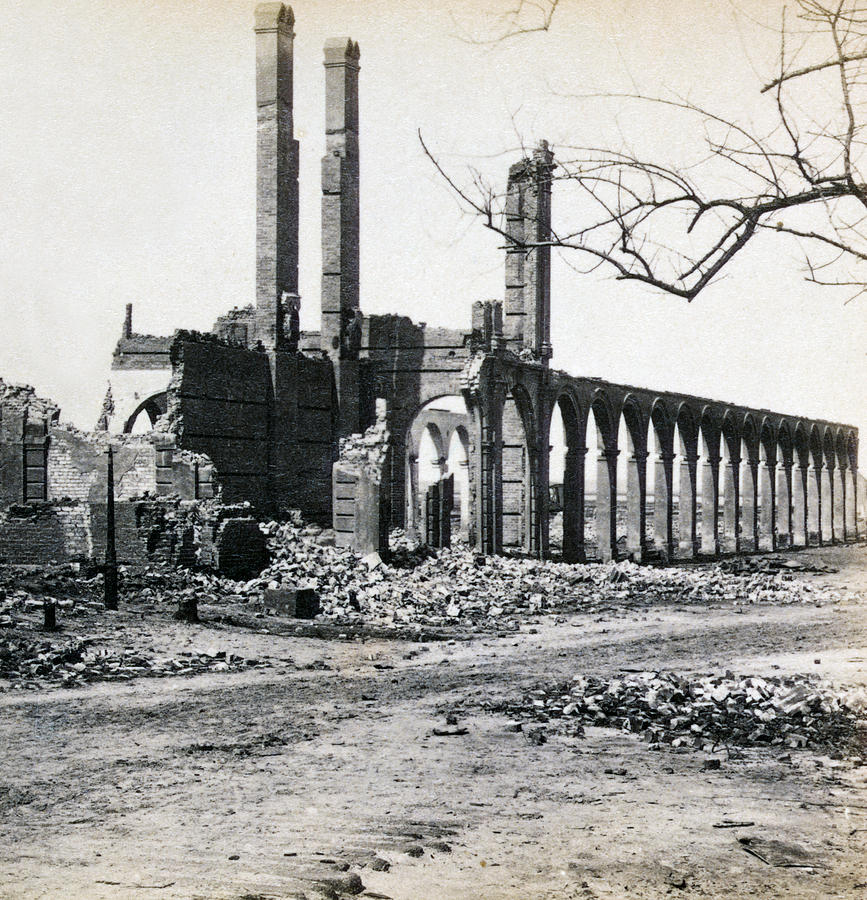 Charleston South Carolina - Northwestern Depot c 1865 Photograph by International  Images