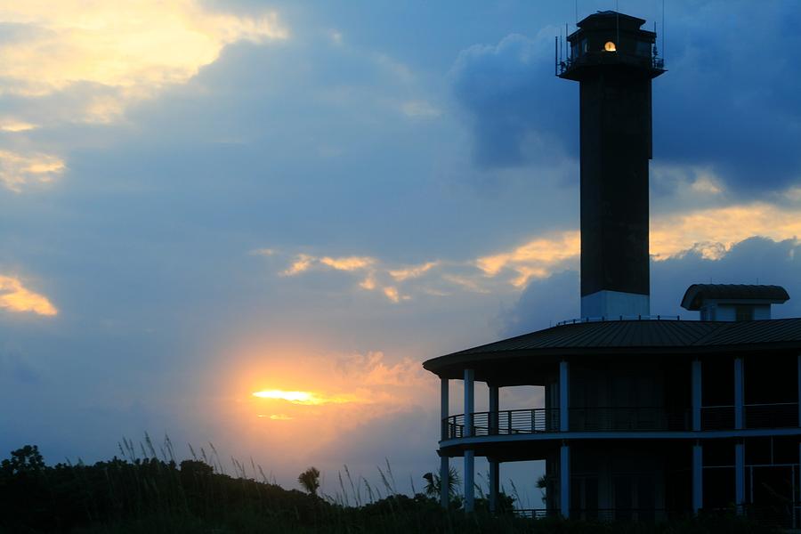 Charleston South Carolina Lighthouse - Sullivans Island Photograph by Kathy Clark