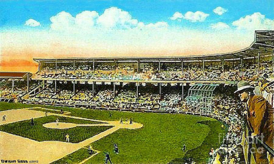 The Chicago Cubs Wrigley Field Around 1920 by Dwight Goss