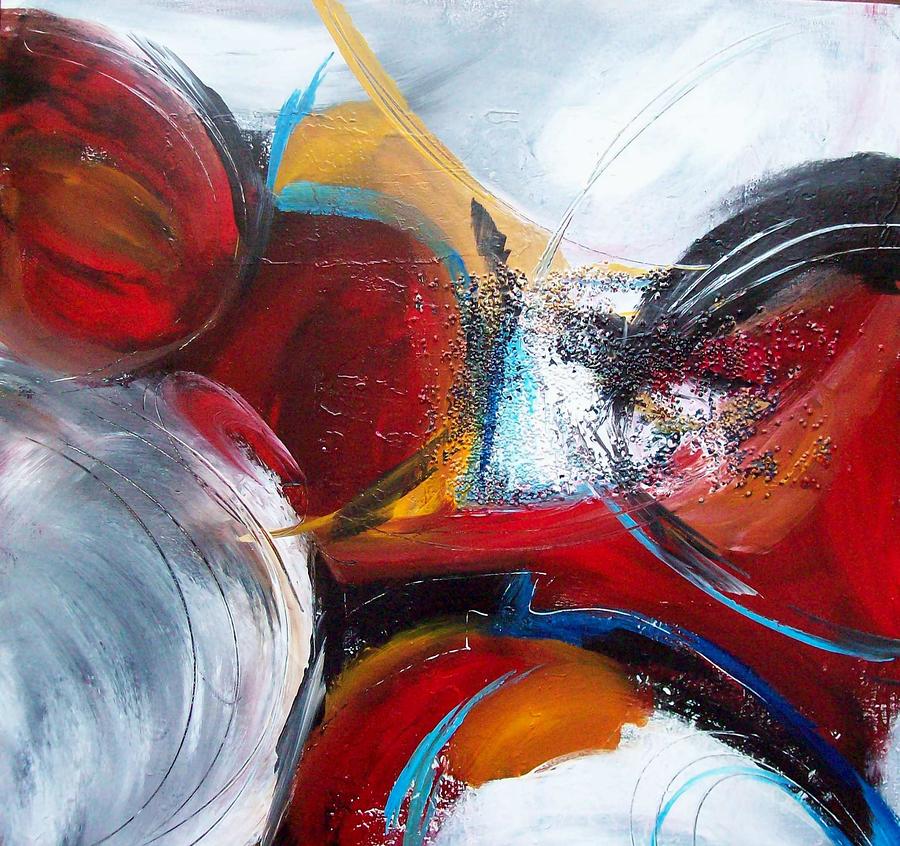 Abstract Painting - Charlie Mingus by Jane Robinson