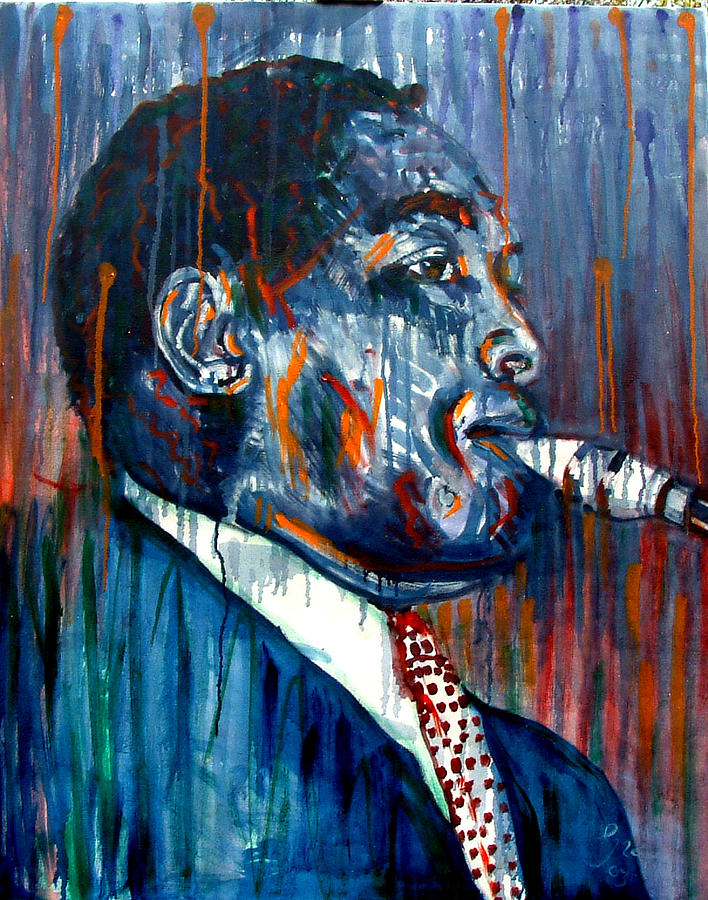 Charlie Parker 2 Painting by Grant Aspinall