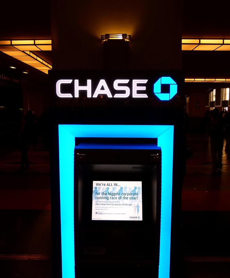 Chase Bank ATM Photograph by Jeff Lowe