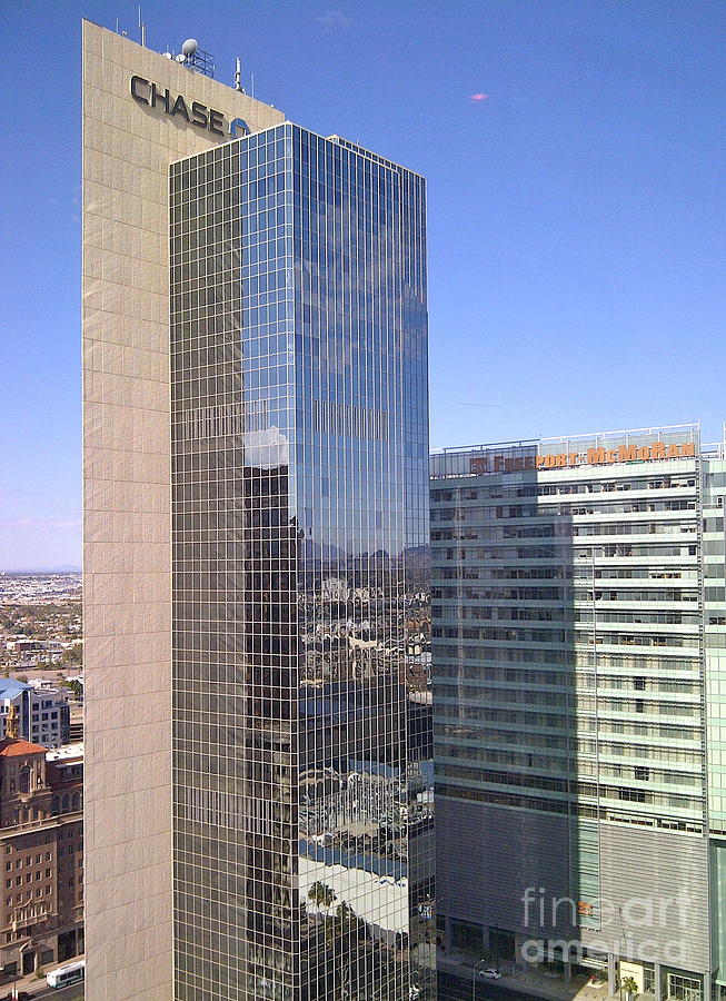 Chase Building viewed from the Compass Room Photograph by Pamela Walrath