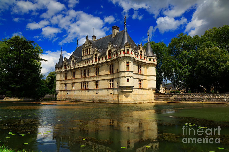 Chateau Azay le Rideau Photograph by Louise Heusinkveld