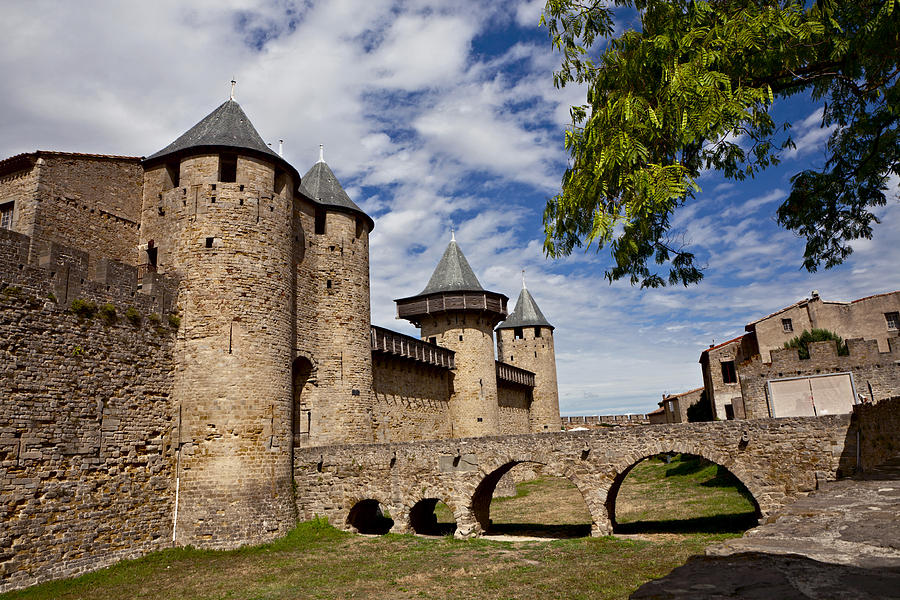 Chateau Comtal Of Carcassonne Fortress Photograph by Evgeny Prokofyev