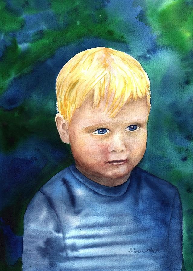 Chayton Painting by Sharon Mick