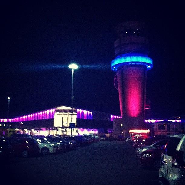 Chch Airport Looks Sweet At Night Now Photograph by Mike Stapley