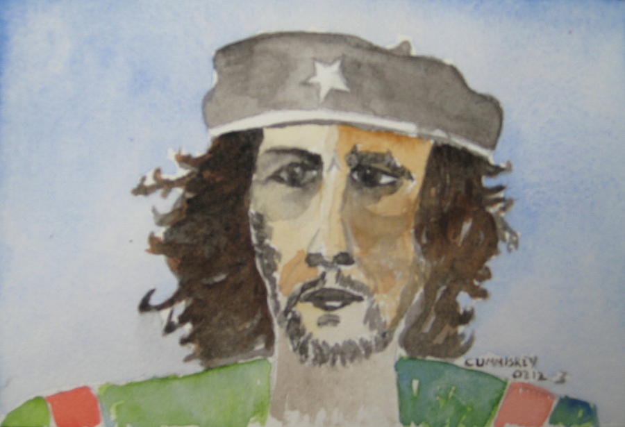 Che Painting by Roger Cummiskey