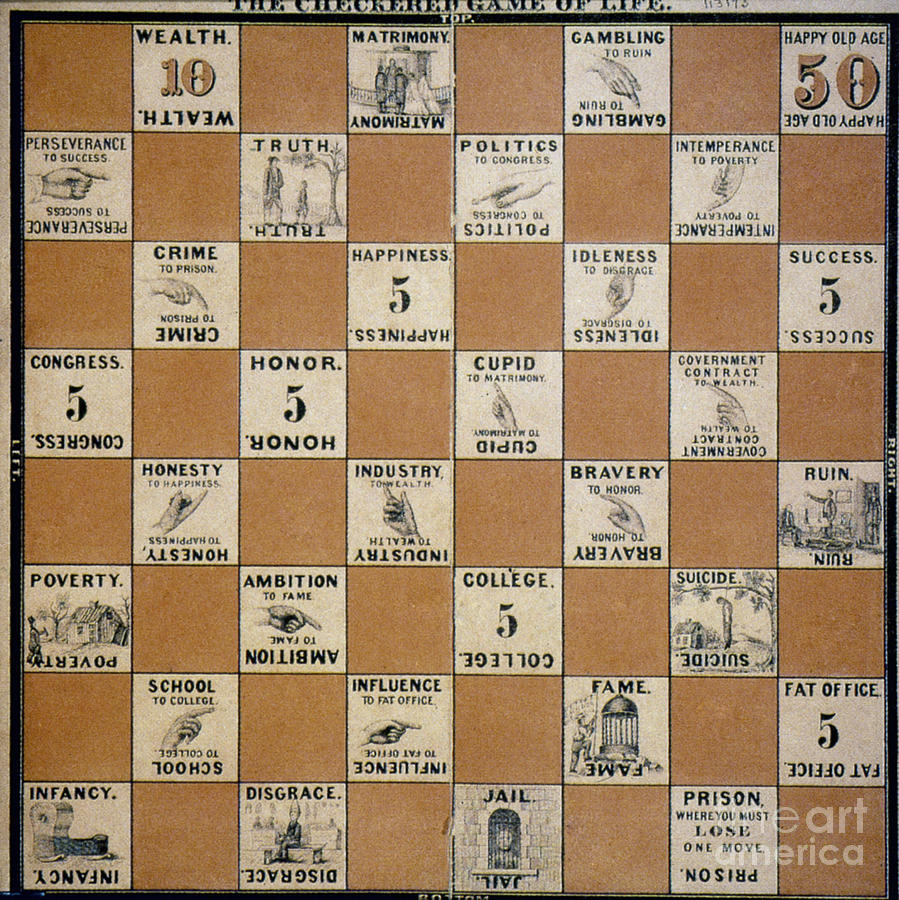 Checkered Game Of Life, Photograph by Granger
