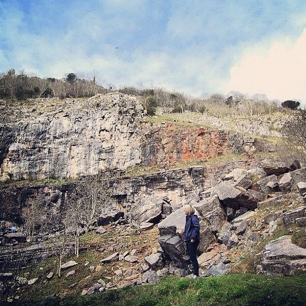 Cheddar Gorge ~ And Me Photograph by Sand I Am