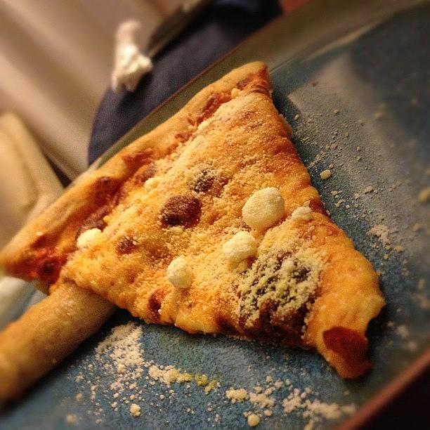 Foodie Photograph - Cheeeesy Pizza! 😊 #pizza #dinner by Emily W