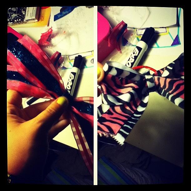Pink Photograph - #cheer #bows #with #this #hoe @babyarpy by Bryanna Farmer