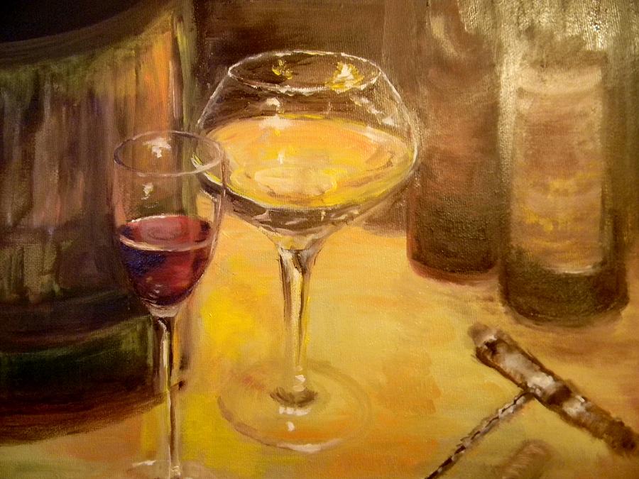 Cheers Painting by Leonora McIntosh