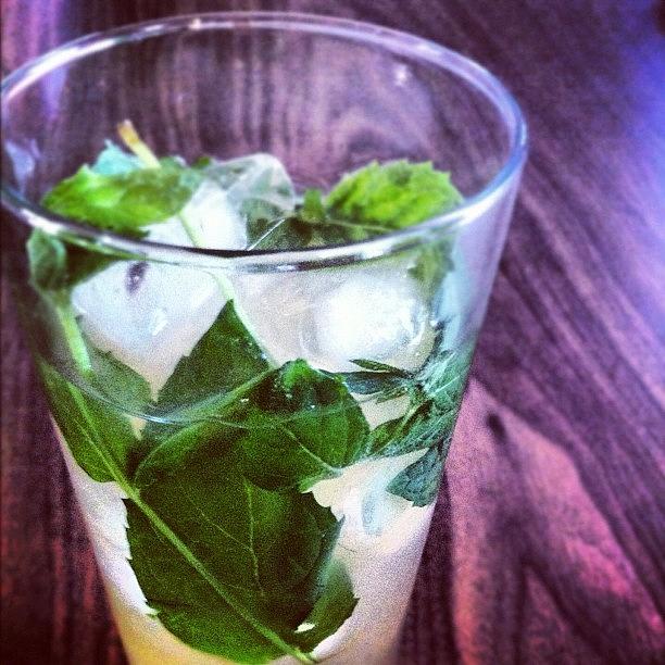 Summer Photograph - Cheers! #mojito With #fresh #mint by Marie Constant