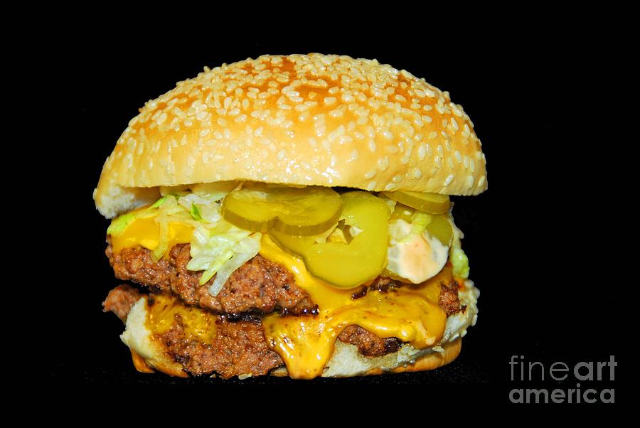Cheeseburger Photograph by Cindy Manero
