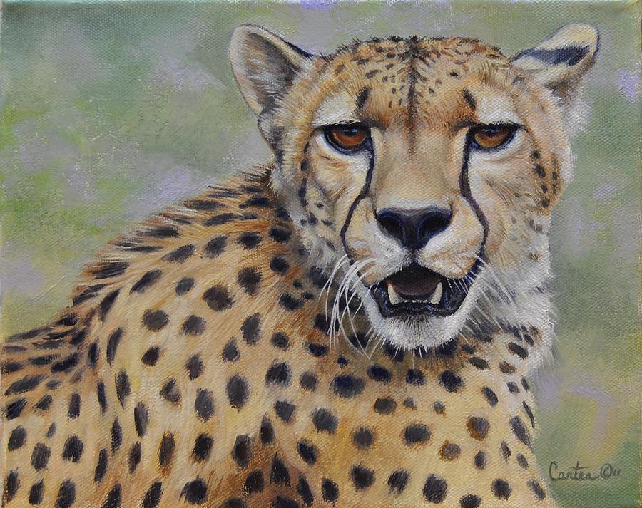 Cheetah Painting by Calvin Carter