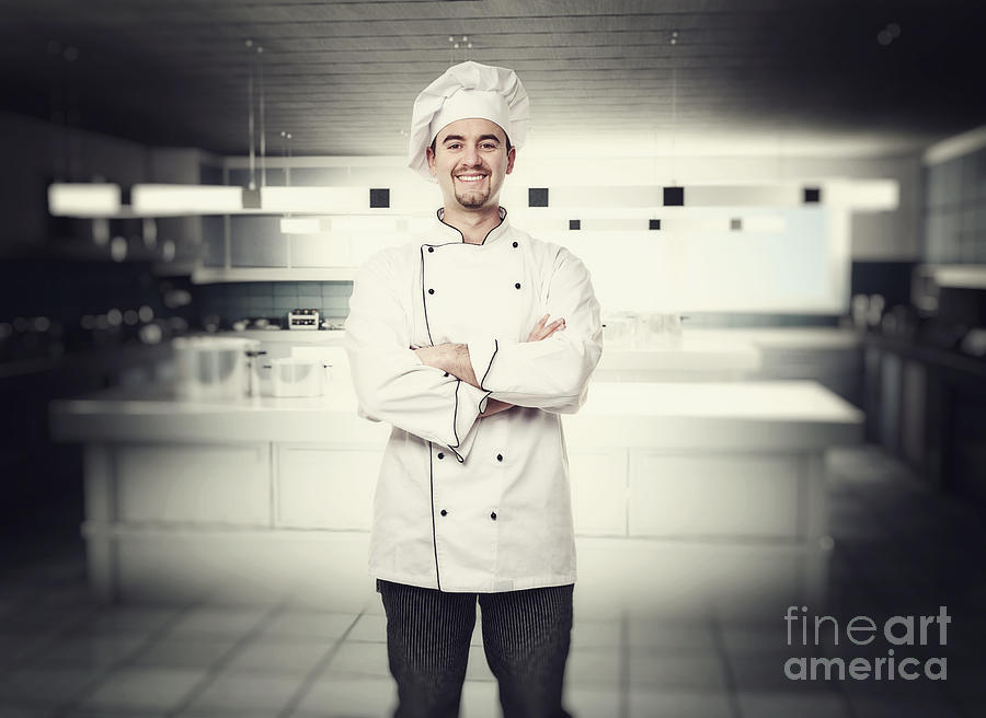 Chef Portrait Photograph by Gualtiero Boffi
