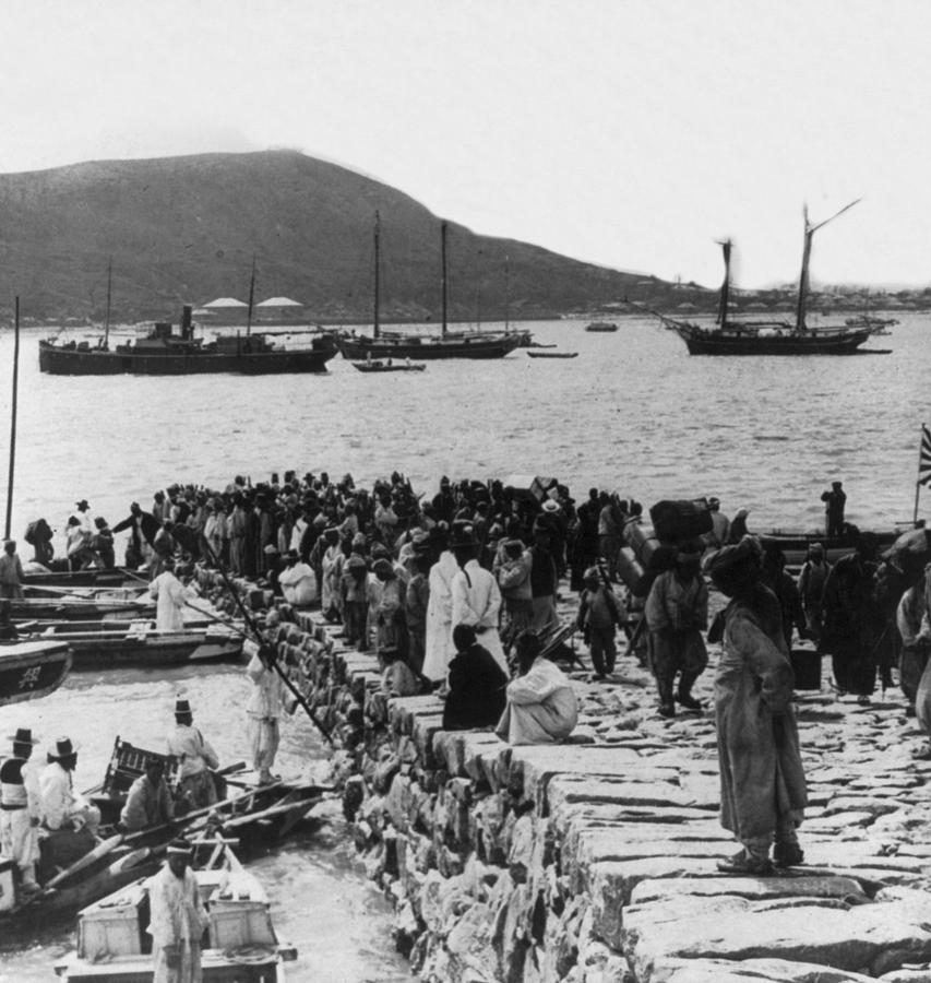 Chemulpo Harbor - Korea - 1903 Photograph by International  Images