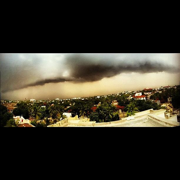 Chennai Photograph - #chennai #india #clouds #storm #sky by Sundar Kanchibhotla