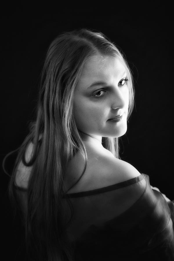 Cheree In Black And White Photograph by Ronel BRODERICK - Fine Art America