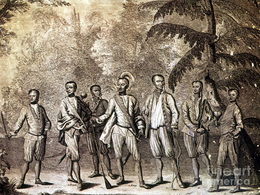 Cherokee Delegation, 1730 Photograph by Granger