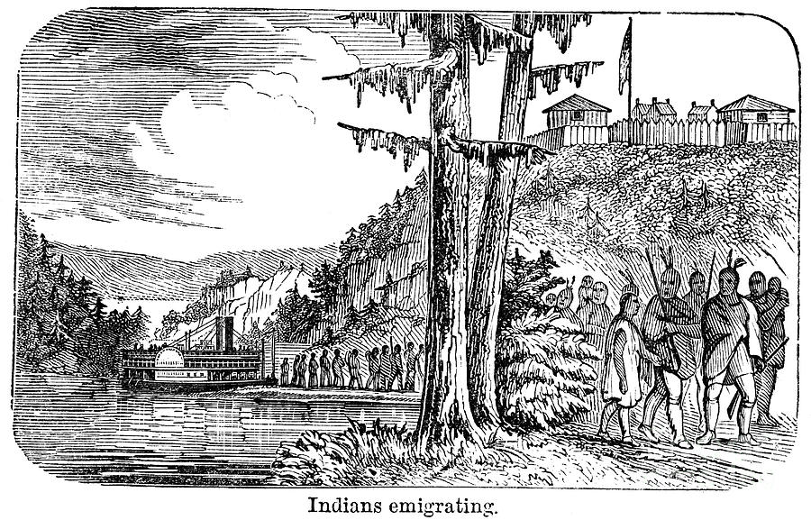 Cherokee Removal, 1838 Photograph by Granger