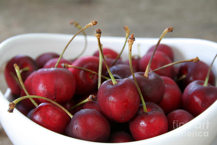 Cherries Photograph by Darren Fisher