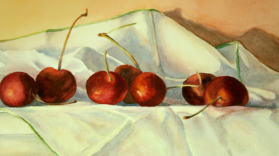 Cherries Jubilee Painting by Vikki Bouffard