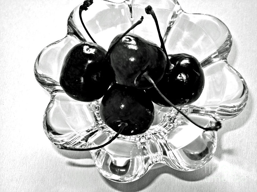 Cherries Photograph by Louise Peardon