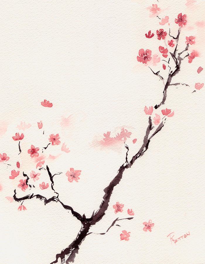 cherry blossom tree drawing tumblr