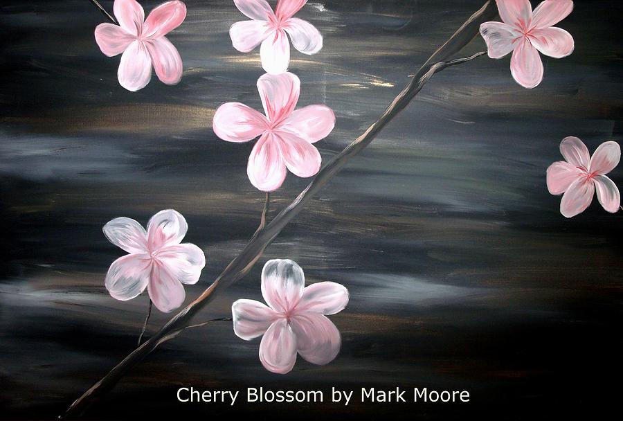 Up Movie Painting - Cherry Blossom by Mark Moore by Mark Moore