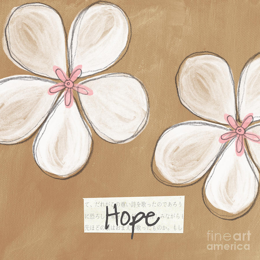 Cherry Blossom Hope Painting by Linda Woods