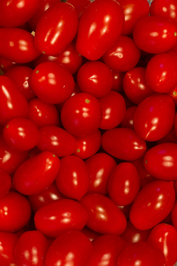 Cherry Tomatoes Photograph by Roger Mullenhour