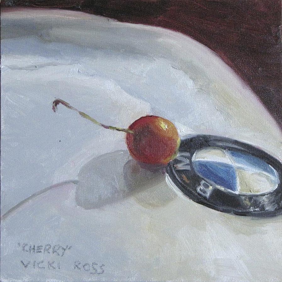 Cherry Painting by Vicki Ross