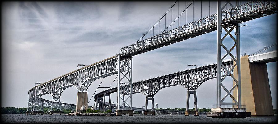 Chesapeake Bay Bridge Photograph by Farol Tomson