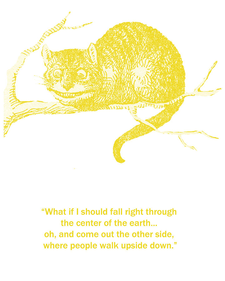 Cat Digital Art - Cheshire Cat Wisdom by Georgia Clare