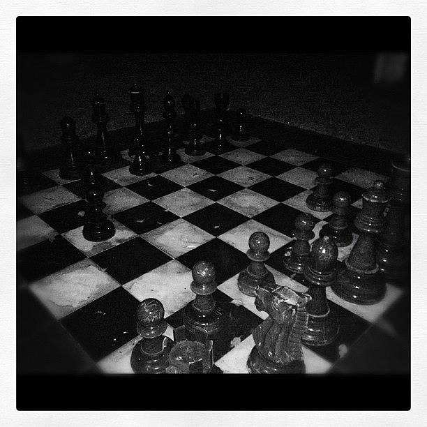 Chess In The Garden At The Delano Photograph by Susan Smela