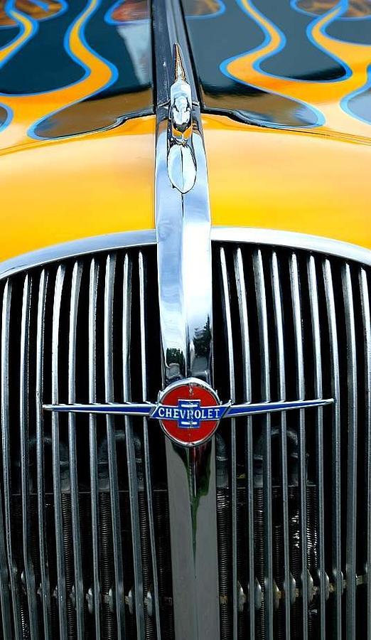 Chevrolet emblem Photograph by David Campione
