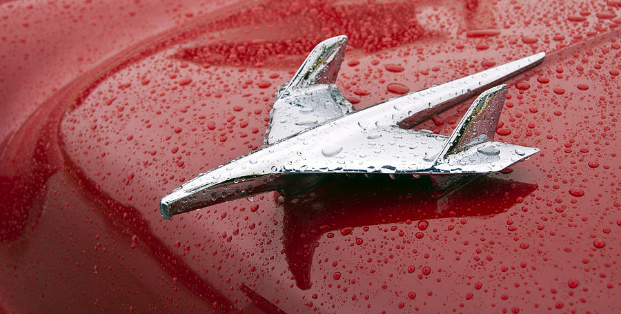 Chevy Bel Air Nomad Hood Ornament Photograph by Glenn Gordon
